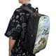 thumbnail image 5 of Rana y Sapo-theme Backpack, Campus style schoolbag Bookbag with Adjustable Shoulder Straps And Large Zip Compartment, Unisex Travel Bags., 5 of 6