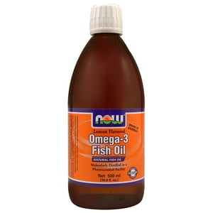 Now Foods - Aceite De Pescado Omega 3 De Supplement Sabor Limón 500 Ml
