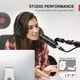 thumbnail image 4 of Micrófono FIFINE XLR Dynamic K669D Vocal Podcast negro, 4 of 7