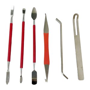 Magideal - Herramienta De Reparación De Saxofón Multifuncional, Herramienta De Mantenimiento De Madera De Acero Inoxidable Fácil De Usar Para , 6 Pieza 6 Piezas