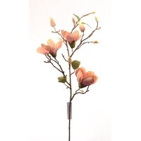 Vadell - Rama Decorativa Magnolia Rosada 87 Cm