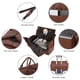 thumbnail image 4 of Bolso de viaje impermeable seyfocnia con compartimento para zapatos de cuero, 4 of 8