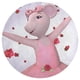 thumbnail image 3 of Angelina Ballerina Alfombra Redonda de Felpa Coral, Antideslizante, No Desprende Pelusas, Lavable y Duradera para Salón, Dormitorio y Habitación de Niños 60cm, 3 of 6