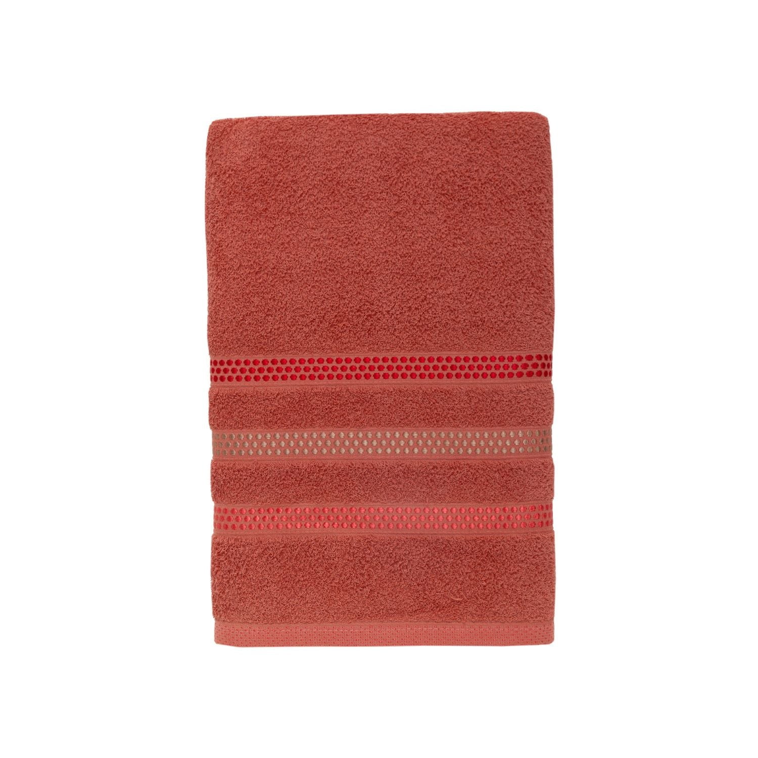 Teka - Toalla Sábana 90x150cm Comfort Touch Terracota - 450 G/m² - 100% Alg