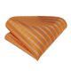 thumbnail image 4 of Corbata Ascot gruesa de seda para hombre formal. Modelo Solinario Naranjo, 4 of 7