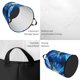 thumbnail image 4 of Mega Man Cesta de lavandería de gran capacidad redonda con asa, bolsa para ropa sucia plegable, almacenamiento para dormitorio, baño y lavadero 44x35 cm, 4 of 6