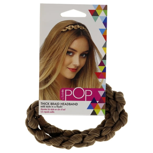 Diadema Hairdo Trenza Gruesa Tostada con Mantequilla