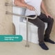 thumbnail image 3 of Barra Seguridad Baño Muro Piso Acero Inoxidable, 3 of 4