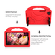 thumbnail image 4 of Carcasa Niños Anti-golpes Para Tablet Samsung A9 8.7 X110 Rojo, 4 of 7