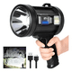 thumbnail image 2 of Foco Recargable Led Con Luz Solar, Linterna Para Caza Y Usb Linterna Negro Luz Blanco, 2 of 3