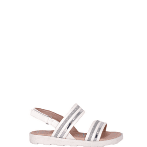 Sandalia Cattails Blanco Bamboo