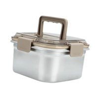 Magideal - Caja Para Pícnic Al Aire Libre, Almacenamiento De Alimentos, Contenedor Portátil Para Verduras, Fiambrera De Frutas, Contenedor De Comida Para Acampar 2200Ml