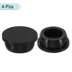 thumbnail image 3 of Uxcell Tapón de Agujero de Goma de Silicona Diámetro 34.3mm Tapón Suave y Flexible para Agujero de 33-34mm Negro 4 Piezas, 3 of 5
