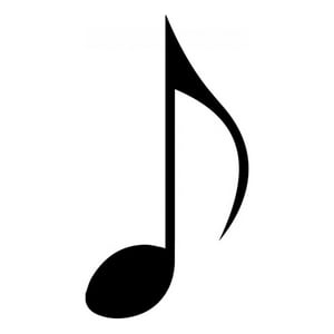 Rienda Libre Graphics - Decomural Quaver Musical Notes Pack Ws-33312