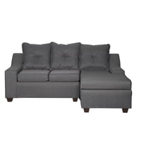 Masel - Seccional 3C Viena Derecho Gris Oscuro