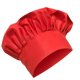 thumbnail image 1 of Cocinero cómodo cocina ajustable panadero chef gorro elástico catering # 7, 1 of 4