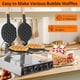 thumbnail image 5 of Waflera Doble Wuafleras Wafleras Con Formas Waffles Burbuja, 5 of 10