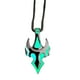 thumbnail image 1 of Collar Con Colgante Luminoso De Cabeza De Toro, Collar De Cadena Larga Para Fiesta, Verde, 1 of 2