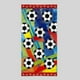 thumbnail image 3 of Toalla de Playa Velour Futbolístico, 3 of 3
