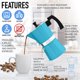 thumbnail image 4 of Moka Pot Zulay Kitchen ZK, 6 tazas, aluminio azul claro, 4 of 7