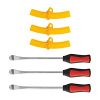 Ioensy - 3 Piezas Palanca De Cuchara Para Neumático Herramientas De Cambio De Neumáticos De Motocicleta Juego De Palancas Para Neumáticos De Bicicleta Amarillo