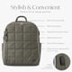 thumbnail image 4 of Mochila cambiador Hannah&Sophia North de 5 piezas en cuero PU, 4 of 9