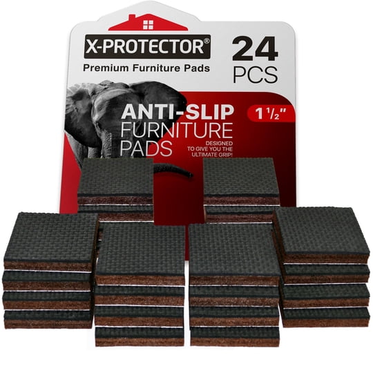 Protectores Para Muebles X-protector, 24 Piezas, 3,8 Cm, Antideslizantes