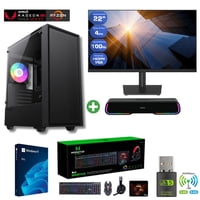 Pc Gamer Amd Ryzen 5 3400G + 16Gb + Vega 11 + 1Tb + Monitor 22″ + Parlante Rgb + Storm