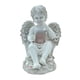 thumbnail image 3 of Jardín Ángel Estatua Luz De Energía Solar Escultura Al Aire Libre Adorno De Césped Niño, 3 of 3