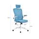 thumbnail image 3 of Silla De Oficina Con Reposa Brazos Y Cabeza Azul, 3 of 6