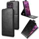 thumbnail image 1 of Funda tipo folio para Motorola Edge 60 Pro con soporte magnético y protección para la cámara Negro, 1 of 6