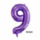 thumbnail image 3 of Set de Globos Morados Número 9 JNNIMTRDAE para Cumpleaños, 3 of 5