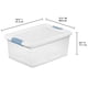 thumbnail image 2 of Contenedor de almacenamiento Sterilite Latching Box, 15 cuartos de galón, paquete de 24, 2 of 9