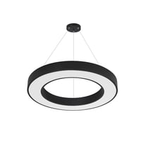 Want - Lámpara Colgante Aro Negro 42W- 60 Cms Cct