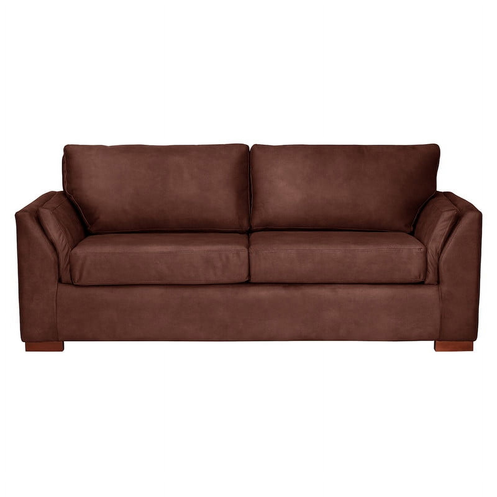 Latam Home - Sofa Cama Milan 2pl Con Resortes Pocket Cuero Kentucky Café Moro