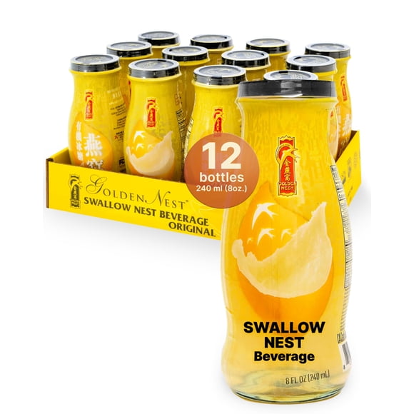 Bebida Golden Nest de Nido de Golondrina 240 ml, paquete de 12