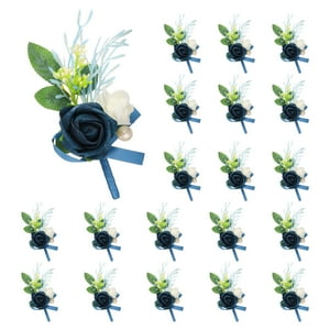 Boutonniere Uxcell Azul Marino 20 Piezas