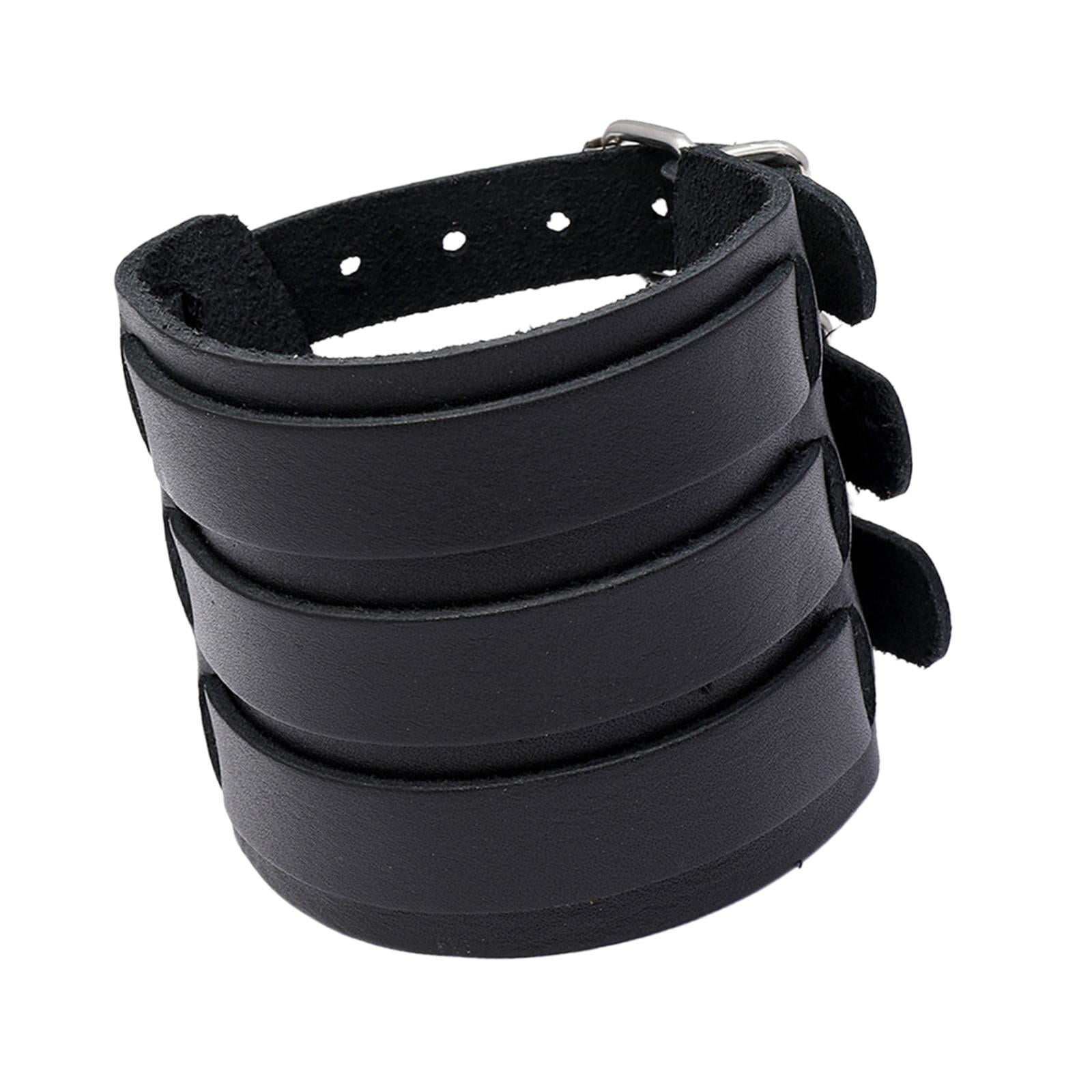 Ioensy - Pulsera Decorativa Para Hombre, Pulsera Para Boda, Regalo Del Día Del Padre, Regalos De Cumpleaños, Color Negro
