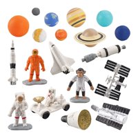 Magideal - Figuras De Astronautas En Miniatura Colección De Adornos Juguetes De Desarrollo Dioramas Para Juegos Fiesta Temática Proyectos Educativos Niños