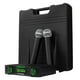 thumbnail image 2 of Set Micrófono Inalámbrico Doble Profesional Pro Bass UF-224, 2 of 2