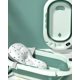 thumbnail image 4 of Bañera Plegable Verde Ergonómica para Bebé con Cojín de Seguridad y Termómetro Digital, 4 of 6