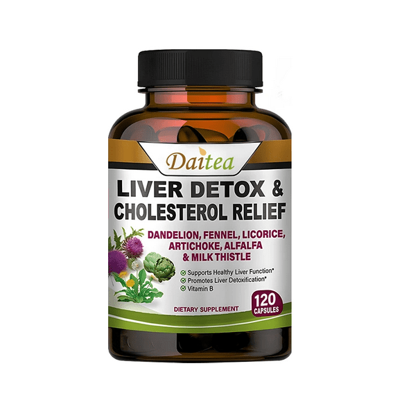 Liver Detox Milk Thistle Silimarina Cuidado Del Higado