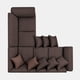 thumbnail image 5 of SOFA SECCIONAL ISIDORA 5 CUERPOS CAFE, 5 of 8