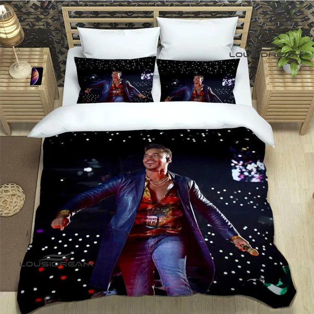 Latin singer Romeo Santos Bedding Sets exquisite bed supplies set duvet cover bed comforter set bedding set luxury birthday giftBed Sheets