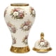thumbnail image 2 of Potiche Decorativo Jarrón Diseño Motivos Florales Adorno Jhn, 2 of 3
