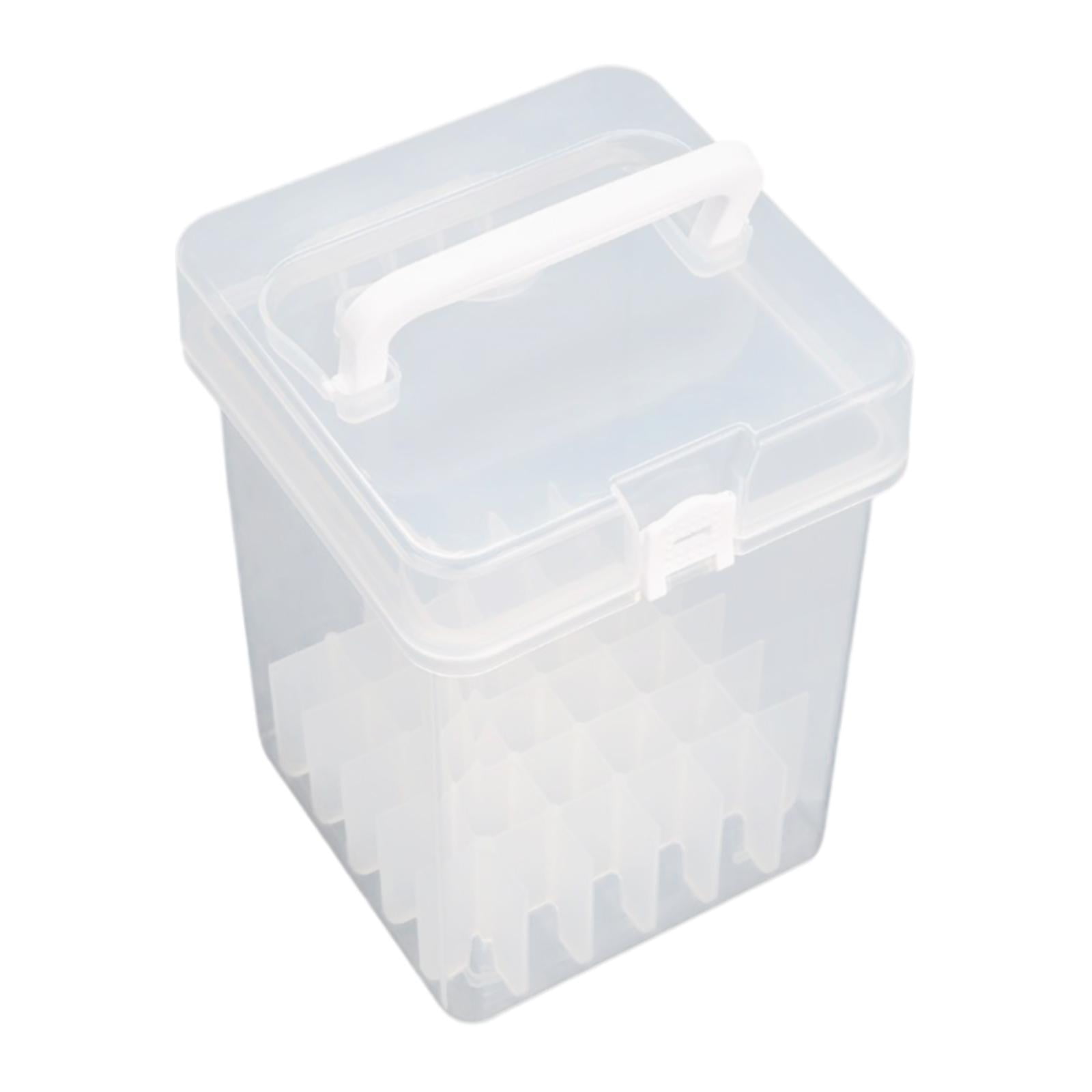 Magideal - Estuche Para Rotuladores, Bandeja Para Manualidades Artísticas, Estuche Transparente Para Bolígrafos De Acuarela, Organizador Para Rotuladores, Estuch 36 Ranuras