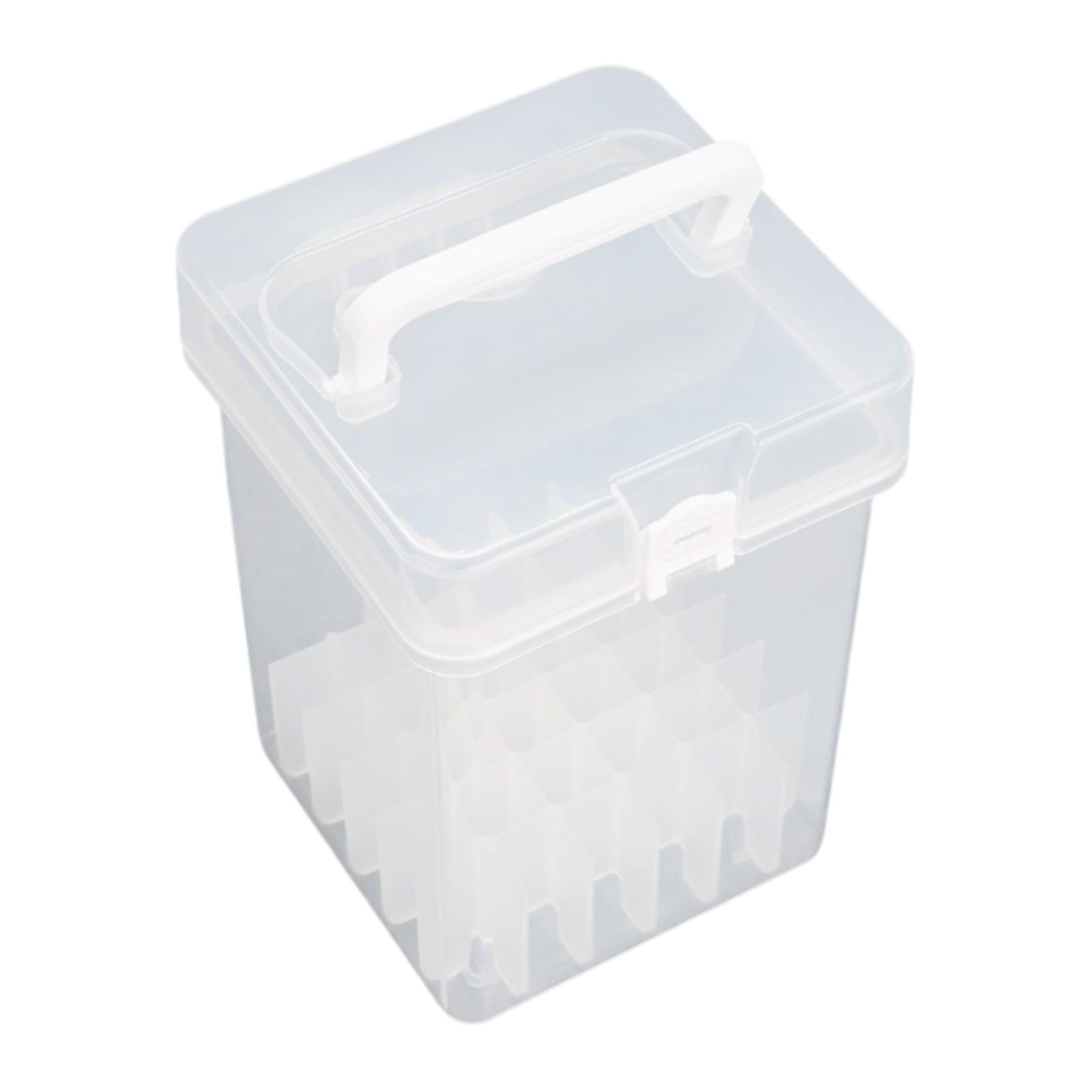 Magideal - Estuche Para Rotuladores, Bandeja Para Manualidades Artísticas, Estuche Transparente Para Bolígrafos De Acuarela, Organizador Para Rotuladores, Estuch 36 Ranuras