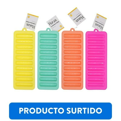 Molde Hielo Largo 26X9 Cm 1 Pieza Silicona, Color Surtido 1 Un Haus