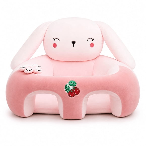 Sillón de Apoyo para Bebé SensiBlue Diseño Conejita Rosado con Bolsa