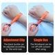 thumbnail image 4 of Pulsera desechable Comflora 100 uds color naranja, 4 of 7